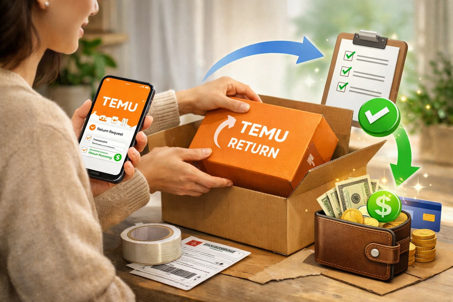 Temu retourneren en terugbetaling eenvoudig uitgelegd