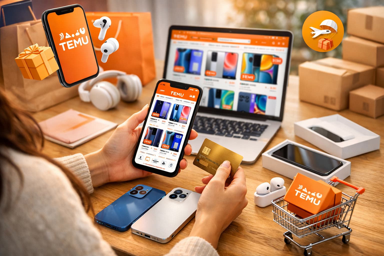 Smartphones kopen op Temu via de app: eenvoudig en voordelig