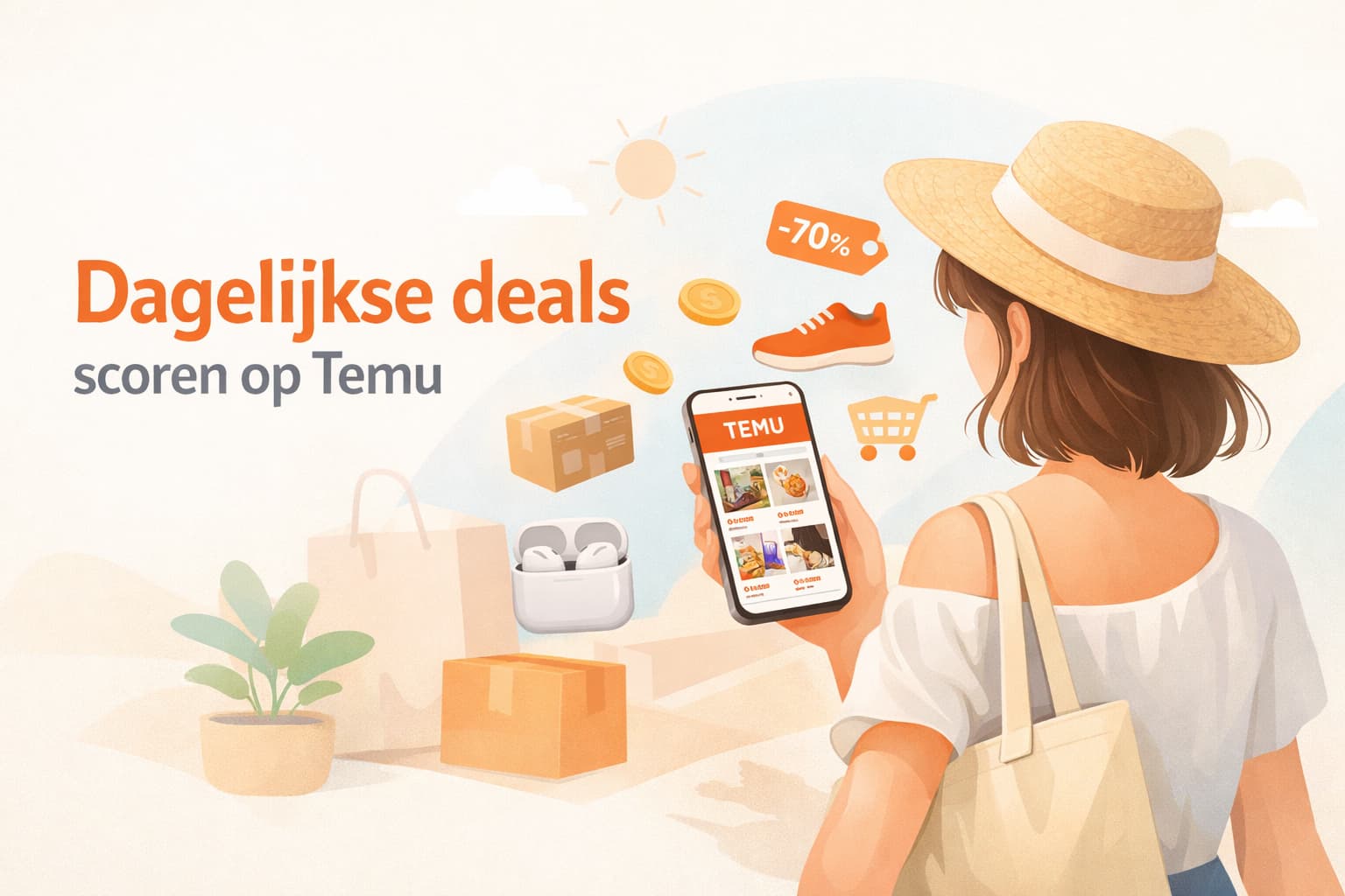 Dagelijkse deals scoren op Temu met slimme apptips