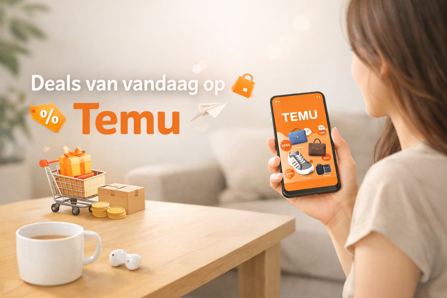 Deals van vandaag op Temu ontdekken en slim besparen