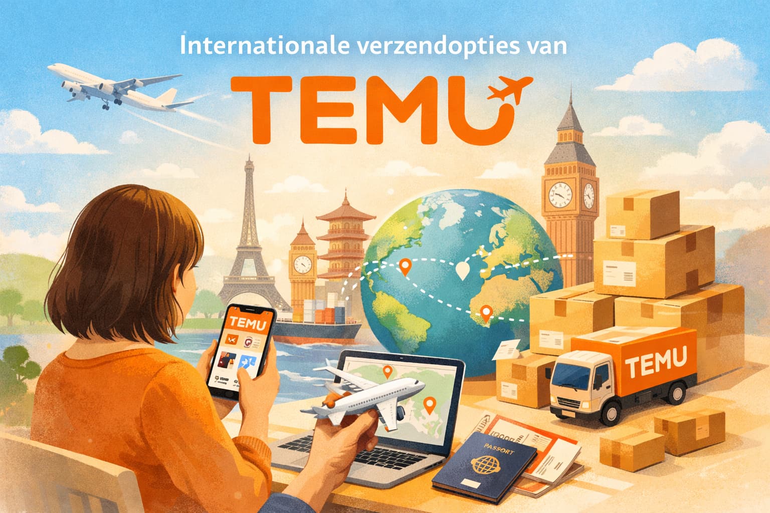 Internationale verzendopties van Temu eenvoudig uitgelegd