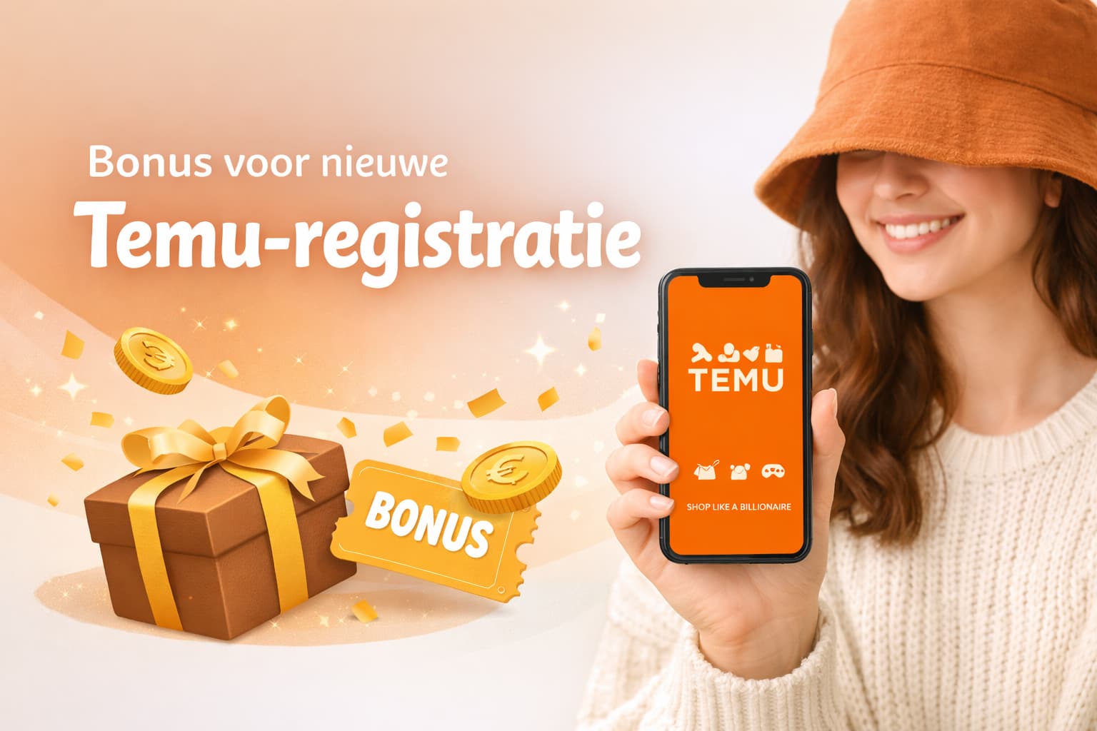 Bonus voor nieuwe Temu-registratie voor nieuwe gebruikers