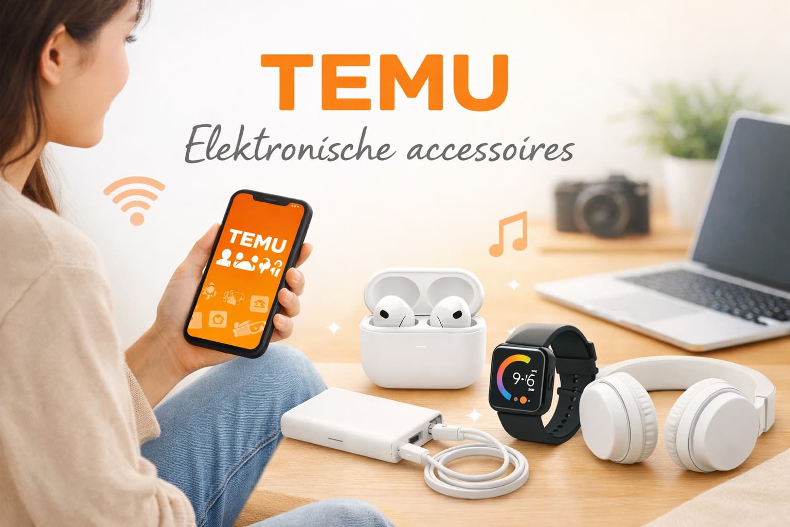 Temu elektronische accessoires slim en betaalbaar