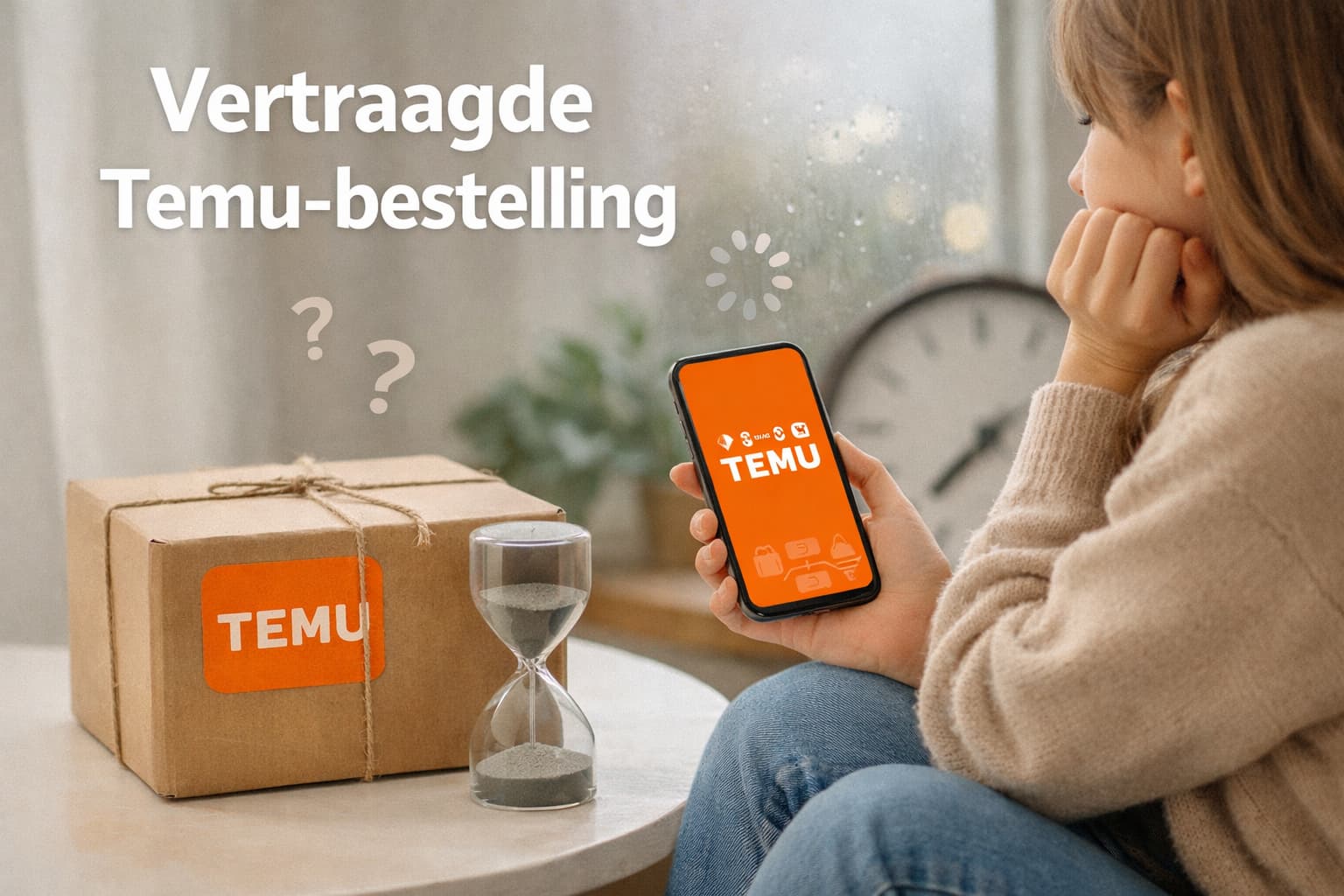 Vertraagde Temu-bestelling oplossen in de app